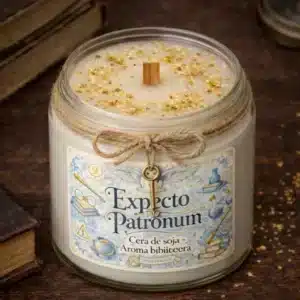 ✨🕯️ *Vela Literaria “Expecto Patronum” – Aroma a Biblioteca* 🕯️✨